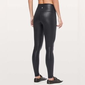Lululemon Wunder Under High-Rise Tight *Foil 28" Luminosity Foil Print Black 4